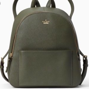 Used Kate spade green backpack